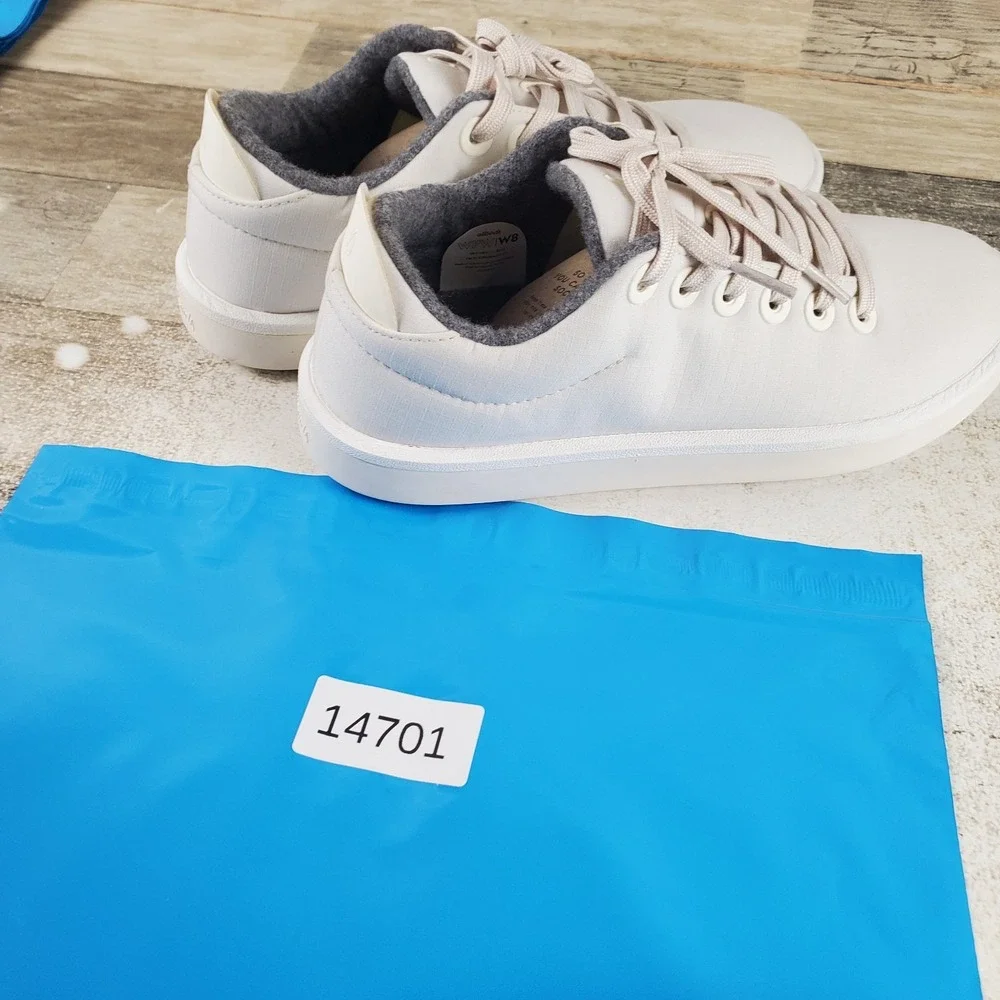 Allbirds Wool Piper Woven Womens Shoes Sz 8 Natural White Lace Up Sneakers